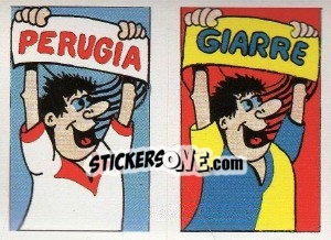 Cromo Scudetto Perugia - Calcio 1990 - Euroflash