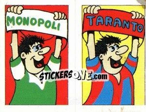 Sticker Scudetto Taranto - Calcio 1990 - Euroflash