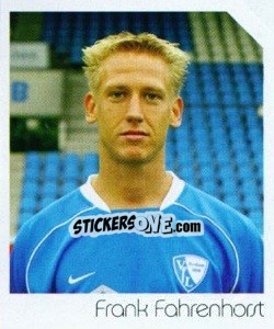 Sticker Frank Fahrenhorst - German Football Bundesliga 2003-2004 - Panini