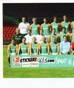 Sticker SV Werder Bremen - Mannschaft (Puzzle) - German Football Bundesliga 2003-2004 - Panini