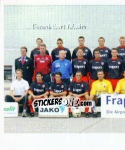 Figurina SG Eintracht Frankfurt - Mannschaft (Puzzle) - German Football Bundesliga 2003-2004 - Panini