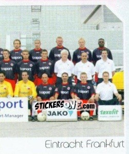 Sticker SG Eintracht Frankfurt - Mannschaft (Puzzle) - German Football Bundesliga 2003-2004 - Panini