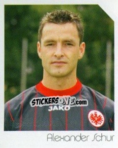 Sticker Alexander Schur - German Football Bundesliga 2003-2004 - Panini