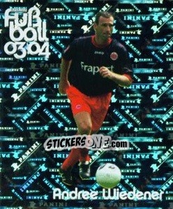 Sticker Andree Wiedener - German Football Bundesliga 2003-2004 - Panini