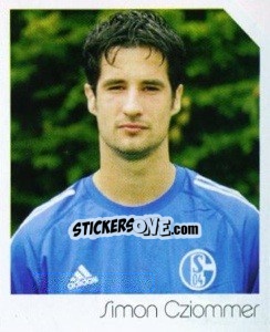 Sticker Simon Cziommer - German Football Bundesliga 2003-2004 - Panini