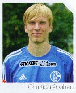 Sticker Christian Poulsen - German Football Bundesliga 2003-2004 - Panini