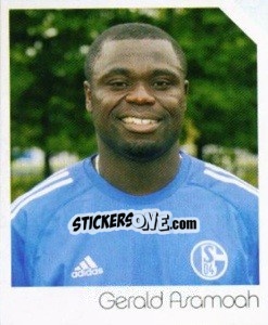 Sticker Gerald Asamoah - German Football Bundesliga 2003-2004 - Panini
