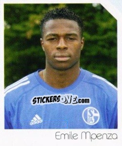 Cromo Emile Mpenza - German Football Bundesliga 2003-2004 - Panini
