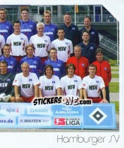 Sticker Hamburger Sportverein - Mannschaft (Puzzle) - German Football Bundesliga 2003-2004 n. 196 - Panini