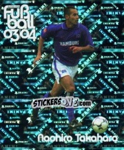 Sticker Naohiro Takahara - German Football Bundesliga 2003-2004 n. 218 - Panini