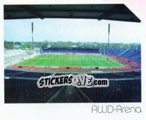 Sticker AWD-Arena - Stadion - German Football Bundesliga 2003-2004 n. 221 - Panini