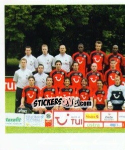 Cromo Hannover 96 - Mannschaft (Puzzle) - German Football Bundesliga 2003-2004 - Panini