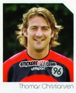 Sticker Thomas Christiansen - German Football Bundesliga 2003-2004 - Panini