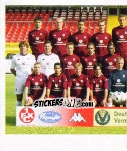 Sticker 1. FC Kaiserslautern - Mannschaft (Puzzle) - German Football Bundesliga 2003-2004 n. 249 - Panini