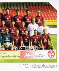 Cromo 1. FC Kaiserslautern - Mannschaft (Puzzle) - German Football Bundesliga 2003-2004 - Panini
