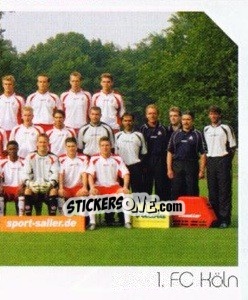 Sticker 1. FC Köln - Mannschaft (Puzzle) - German Football Bundesliga 2003-2004 n. 277 - Panini