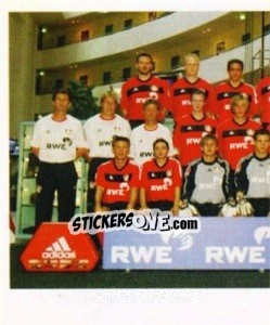 Cromo Bayer 04 Leverkusen - Mannschaft (Puzzle) - German Football Bundesliga 2003-2004 - Panini