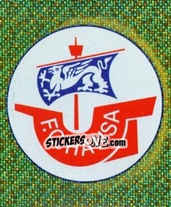 Sticker Hansa Rostock - Goldwappen - German Football Bundesliga 2003-2004 - Panini