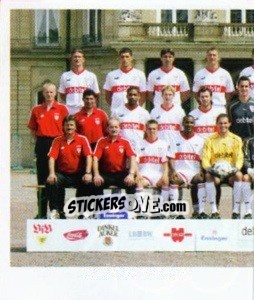 Sticker VfB Stuttgart - Mannschaft (Puzzle) - German Football Bundesliga 2003-2004 - Panini