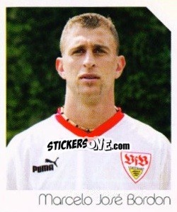 Sticker Marcelo Bordon - German Football Bundesliga 2003-2004 - Panini