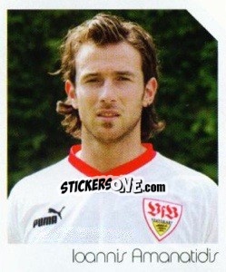 Cromo Ioannis Amanatidis - German Football Bundesliga 2003-2004 - Panini
