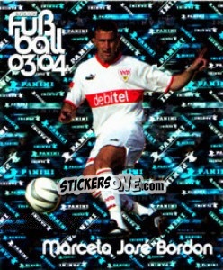 Sticker Marcelo Bordon - German Football Bundesliga 2003-2004 - Panini