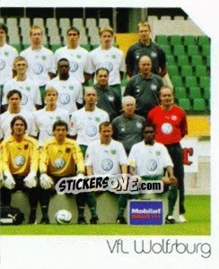 Sticker VfL Wolfsburg - Mannschaft (Puzzle) - German Football Bundesliga 2003-2004 - Panini