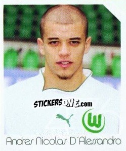 Sticker Andres Nicolas D'Àlessandro - German Football Bundesliga 2003-2004 - Panini