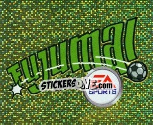 Sticker Goldlogo Fujuma mit EA Sports - German Football Bundesliga 2003-2004 - Panini