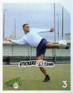 Sticker Fußballkunst mit Joti Stamatopolas - German Football Bundesliga 2003-2004 n. 496 - Panini