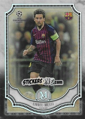 Sticker Lionel Messi - UEFA Champions League Museum Collection 2018-2019 n. 1 - Topps
