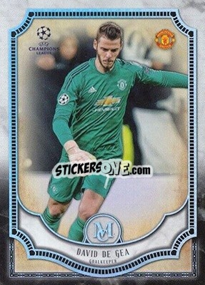 Sticker David de Gea - UEFA Champions League Museum Collection 2018-2019 n. 41 - Topps