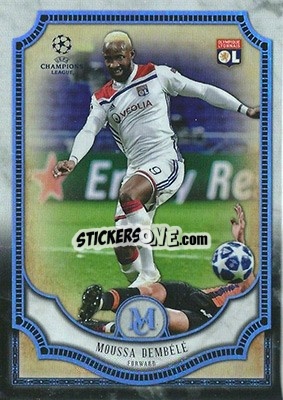 Sticker Moussa Dembélé - UEFA Champions League Museum Collection 2018-2019 n. 57 - Topps