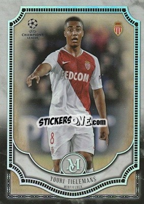Sticker Youri Tielemans - UEFA Champions League Museum Collection 2018-2019 - Topps