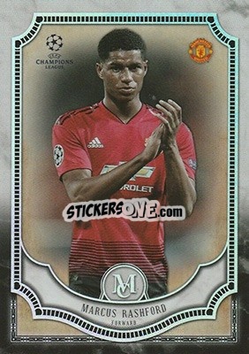 Sticker Marcus Rashford - UEFA Champions League Museum Collection 2018-2019 - Topps