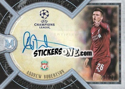 Sticker Andrew Robertson - UEFA Champions League Museum Collection 2018-2019 n. AA-AR - Topps