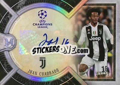 Sticker Juan Cuadrado - UEFA Champions League Museum Collection 2018-2019 n. AA-JC - Topps