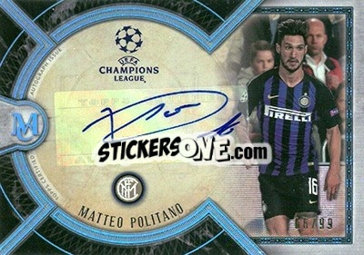 Sticker Matteo Politano - UEFA Champions League Museum Collection 2018-2019 n. AA-MP - Topps