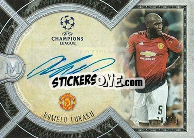 Sticker Romelu Lukaku - UEFA Champions League Museum Collection 2018-2019 n. AA-RL - Topps
