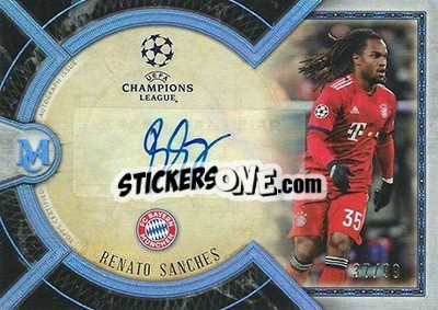 Sticker Renato Sanches - UEFA Champions League Museum Collection 2018-2019 n. AA-RS - Topps