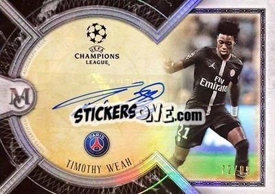 Figurina Timothy Weah - UEFA Champions League Museum Collection 2018-2019 - Topps