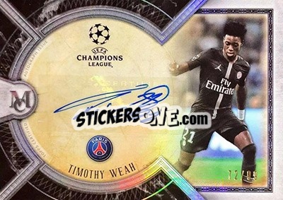 Cromo Timothy Weah - UEFA Champions League Museum Collection 2018-2019 - Topps