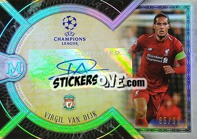 Sticker Virgil van Dijk - UEFA Champions League Museum Collection 2018-2019 n. AA-VVD - Topps