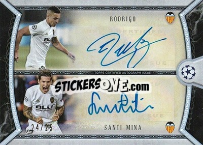Sticker Santi Mina / Rodrigo Moreno - UEFA Champions League Museum Collection 2018-2019 n. ADA-RS - Topps