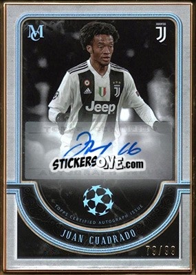 Cromo Juan Cuadrado - UEFA Champions League Museum Collection 2018-2019 - Topps