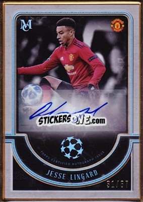 Cromo Jesse Lingard - UEFA Champions League Museum Collection 2018-2019 - Topps