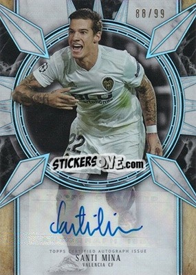 Sticker Santi Mina - UEFA Champions League Museum Collection 2018-2019 n. RTM-SM - Topps