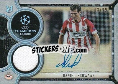 Sticker Daniel Schwaab - UEFA Champions League Museum Collection 2018-2019 n. MAR-DS - Topps