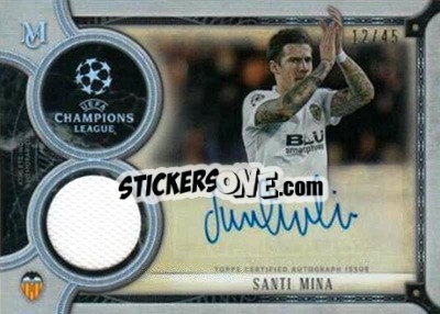 Sticker Santi Mina - UEFA Champions League Museum Collection 2018-2019 - Topps