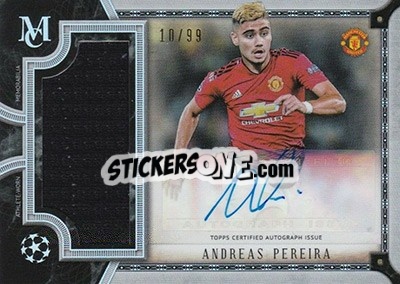 Sticker Andreas Pereira - UEFA Champions League Museum Collection 2018-2019 n. AJR-AP - Topps